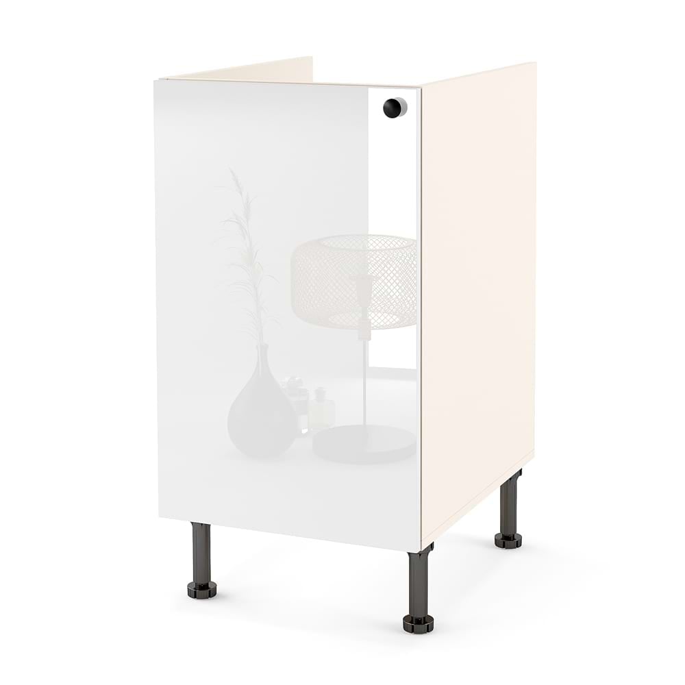Dulap chiuveta 1U STYLE 45, MDF Alb Gloss
