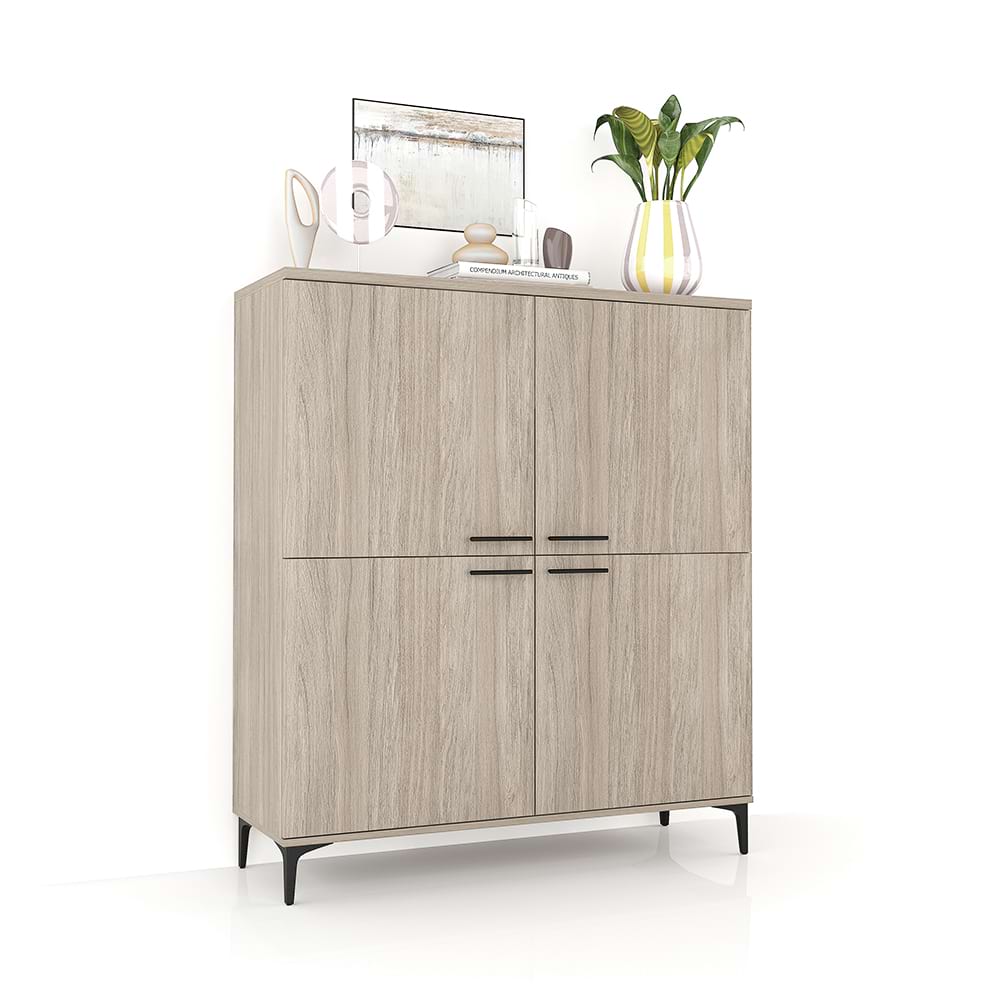 Comoda living CUBO 120, 4U, Italian, Oak