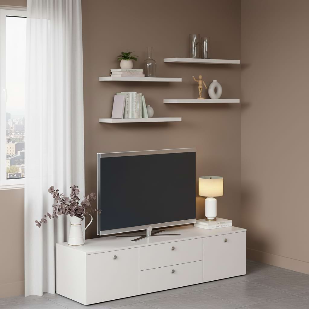 Comoda ARONA 150, A42, H39, 2U2S, Alb Portelan