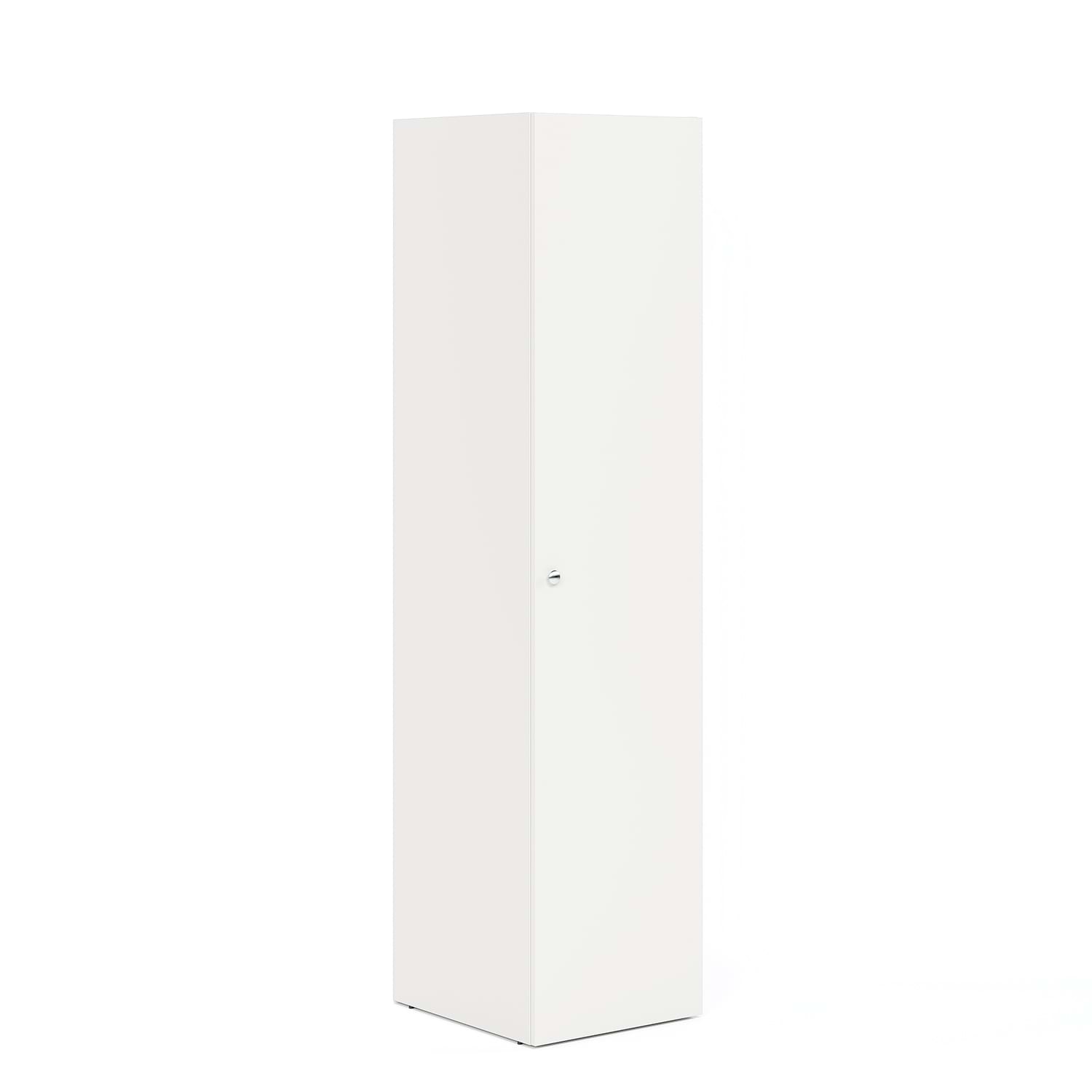 Dulap haine ARONA 45, A50, H195, 1U, Alb Portelan