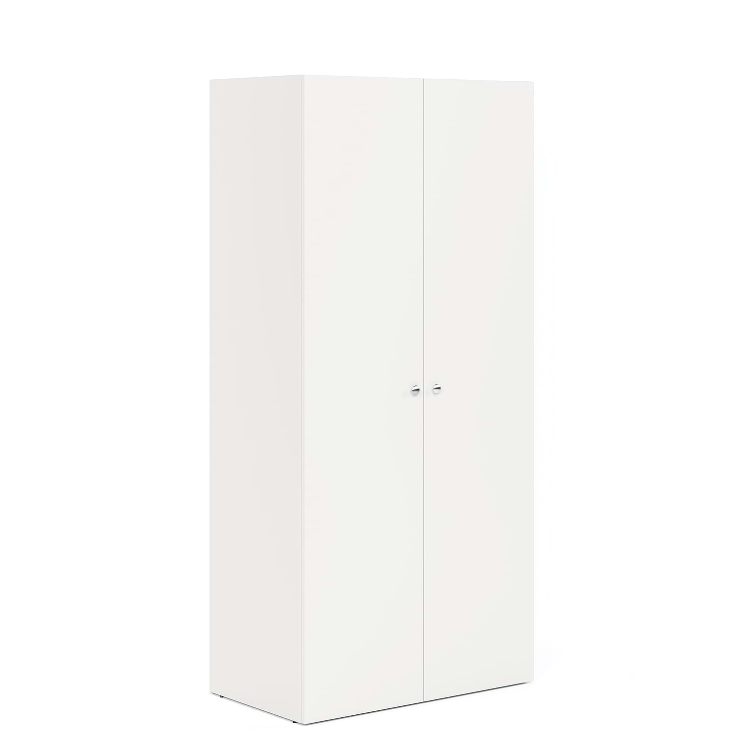 Dulap haine ARONA 90, A50, H195, 2U, Alb Portelan