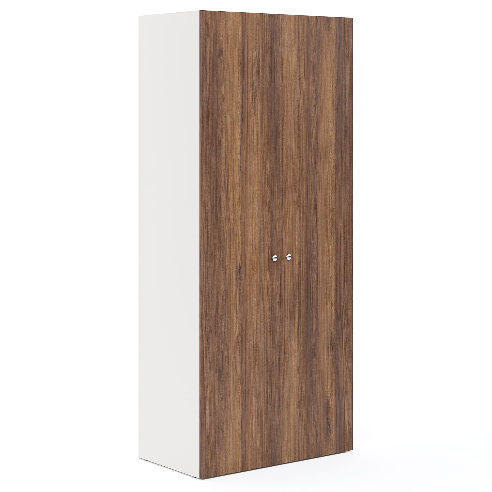 Dulap haine ARONA 90, A50, H210, 2U, Alb Portelan, Nuc Warmia