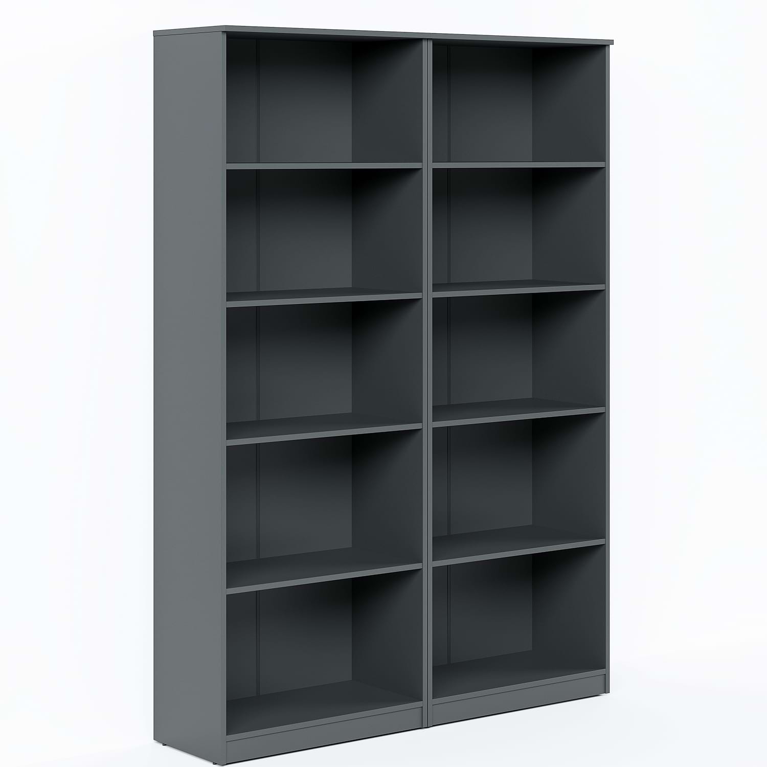 Dulap birou cu rafturi LINEA 140, Antracit