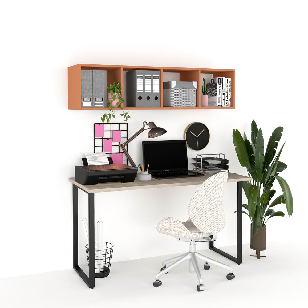 Ansamblu birou studio 3, oak, ginger